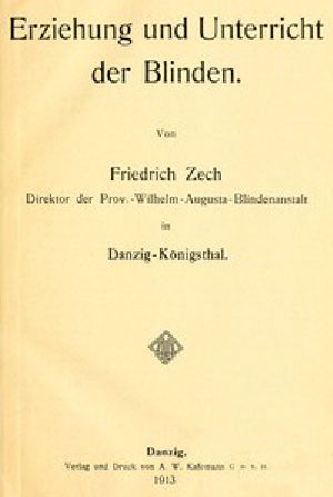 [Gutenberg 53550] • Erziehung und Unterricht der Blinden